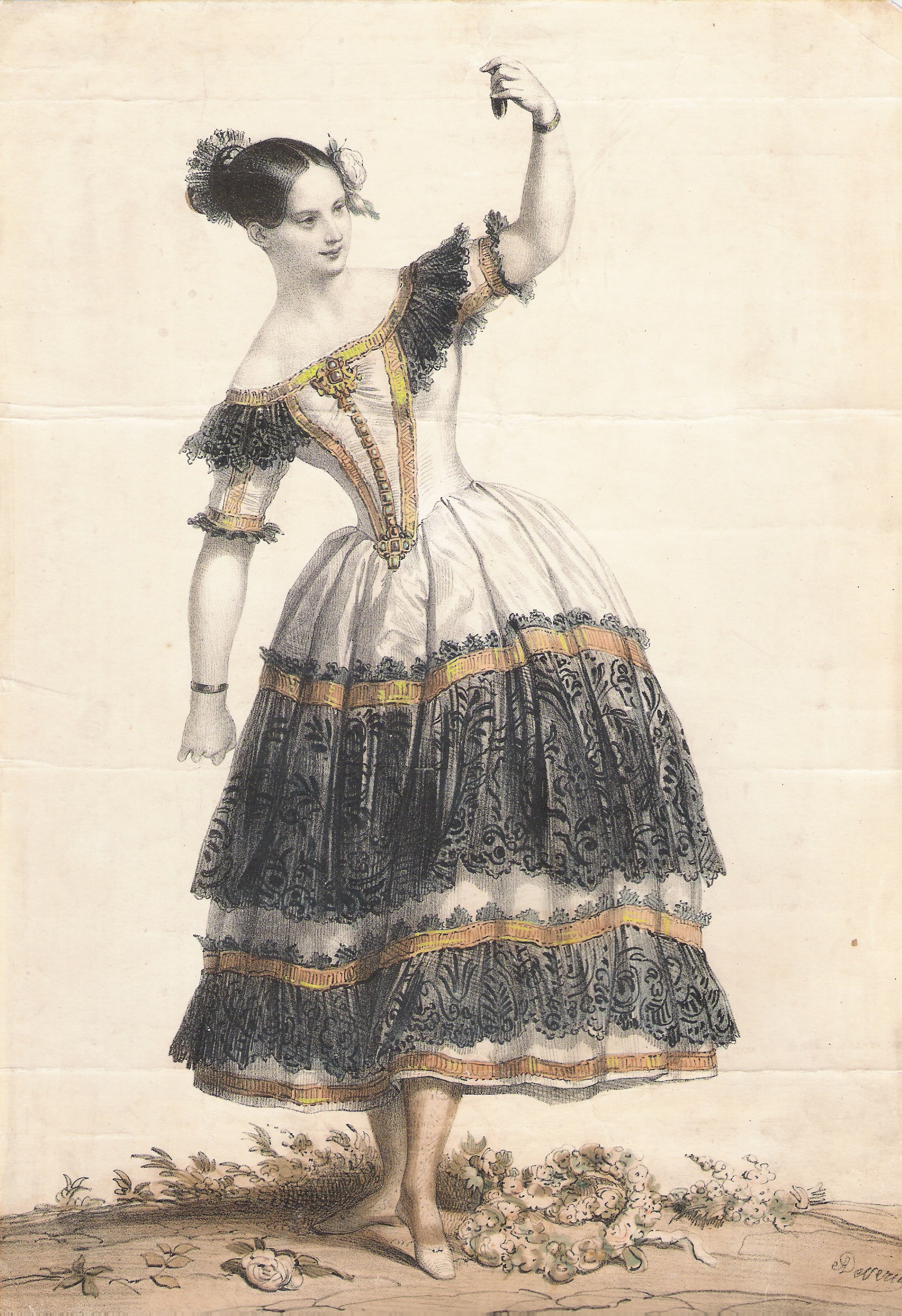 Фанни Эльслер в балете «Хромой черт» 1836