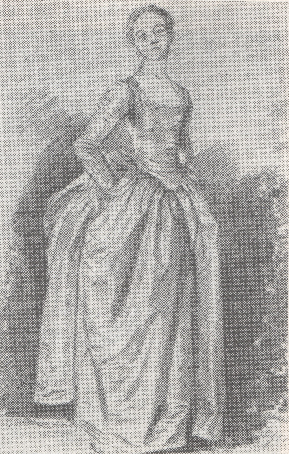 Рисунок Ж.-О. Фрагонара «Кокетка». XVIII век