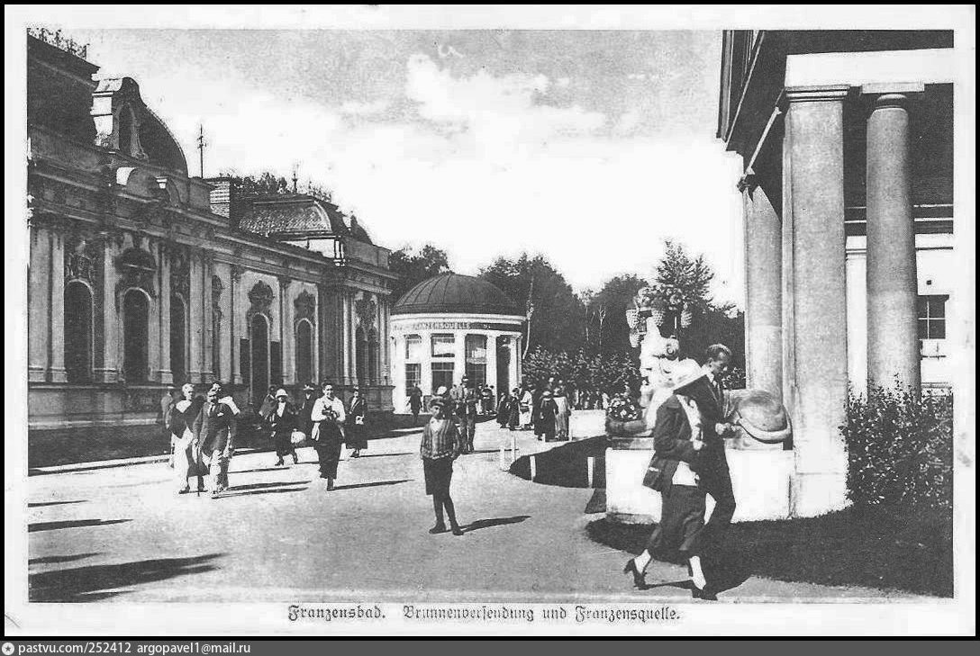 Франценсбад. Город-курорт со спа источниками. 1928 год