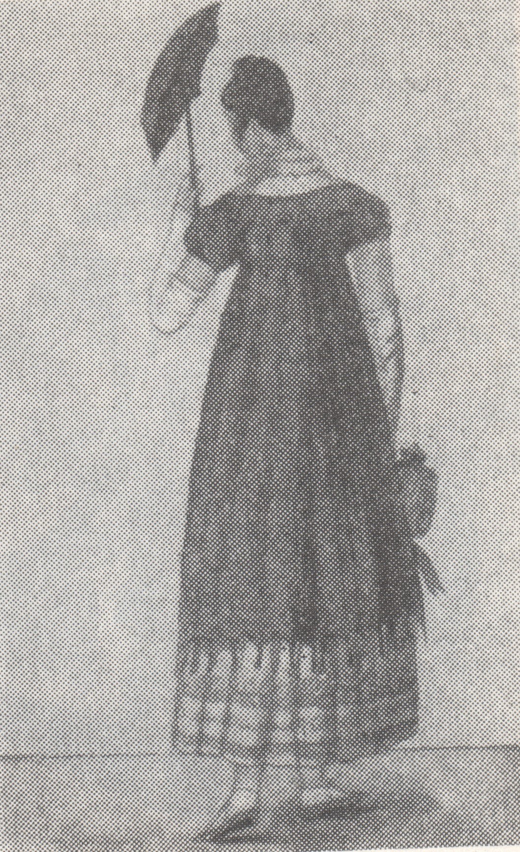 Рисунок из французского модного издания. Начало XIX века
