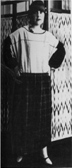 Лиля Брик в платье от Ламановой. 1923 год