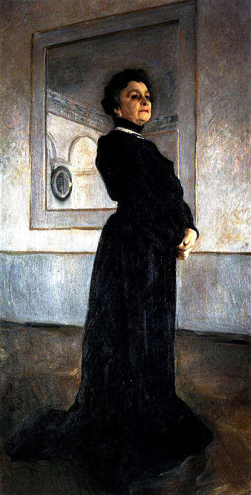 Валентин Серов, Портрет Марии Николаевны Ермоловой, 1905 г. (Платье мастерской Н. Ламановой)