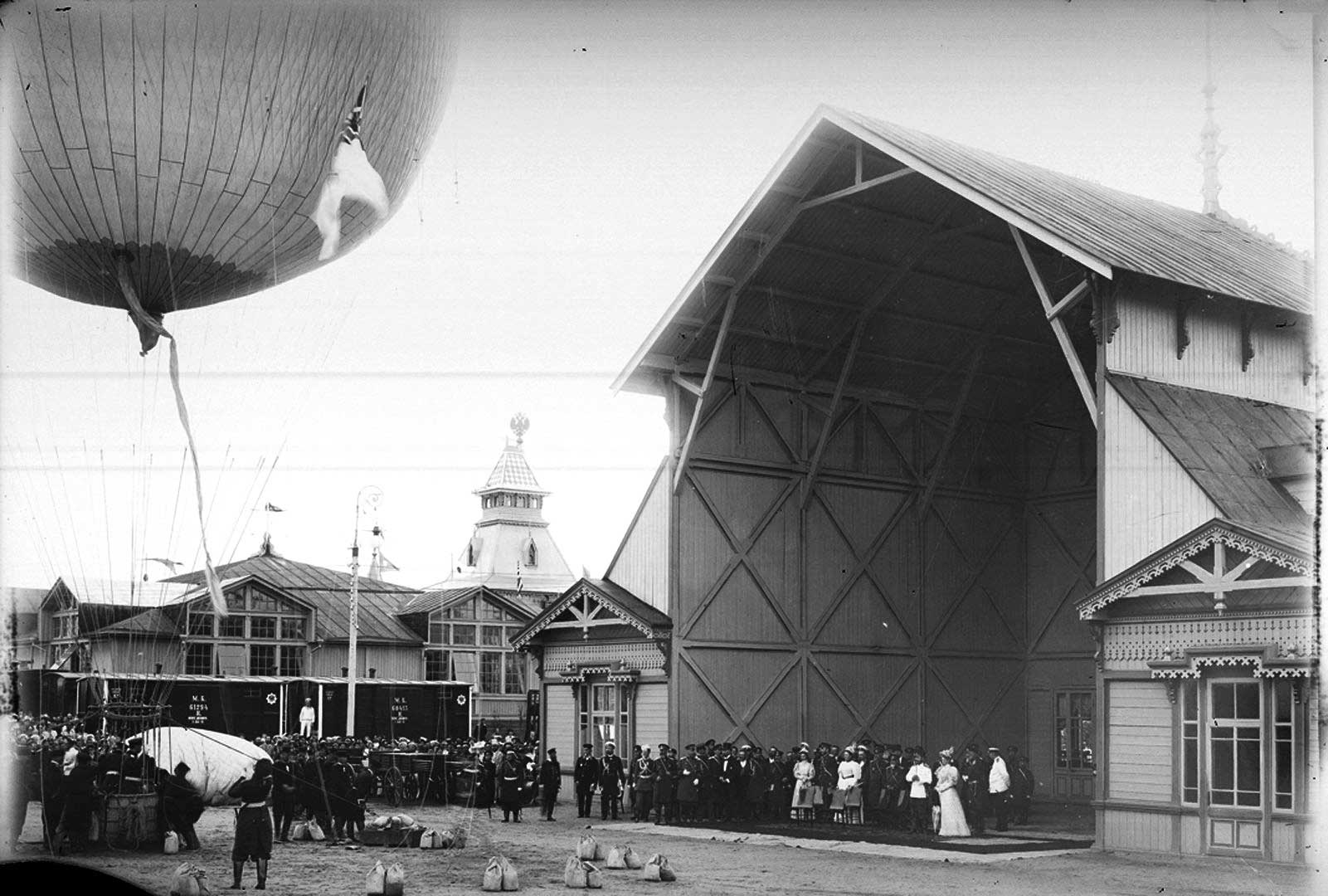 Воздухоплавательный павильон. 1896