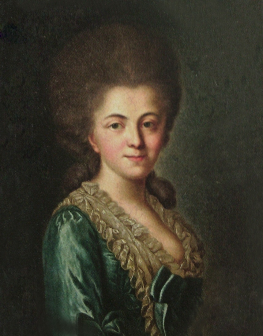 Портрет Елизаветы Петровны Стрешневой. Неизвестный художник. 1770-е.