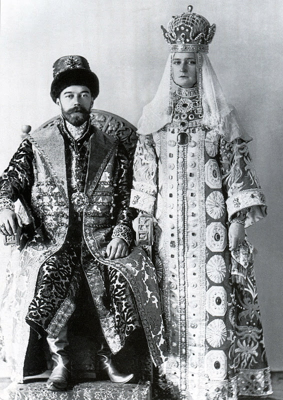 Император Николай II с Императрицей Александрой Федоровной 1903